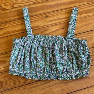 Zara Floral Crop Top